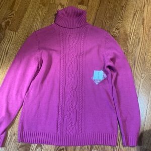 Barbiecore Turtleneck